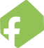 HyperFiber Facebook icon on green hexagon